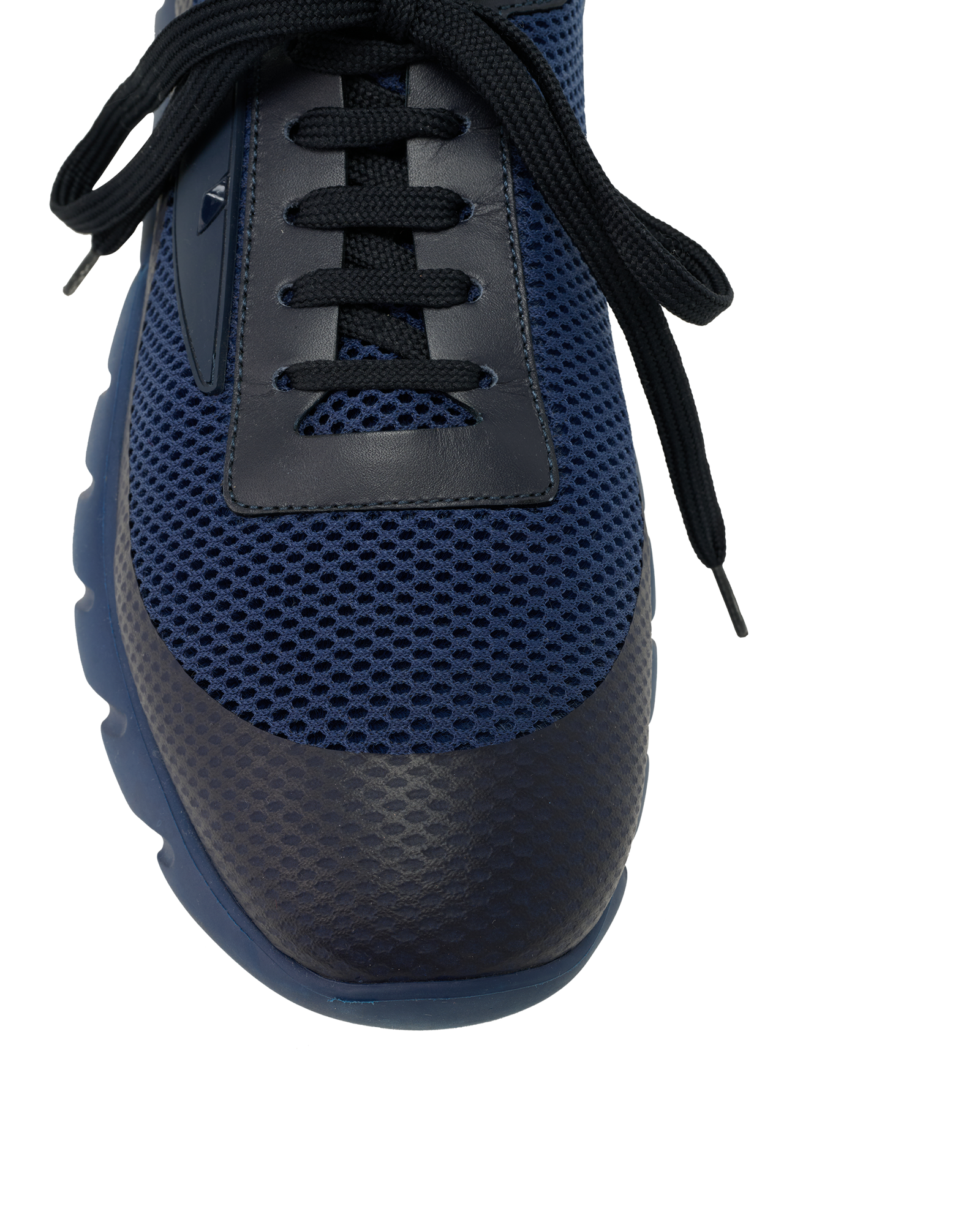 Fendi Flow Trainers, &pound;350, Shoes, Black/Navy, Fabric, Other view