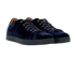 Gianvito Rossi Low Top Trainers, &pound;120, Shoes, Blue, Velvet, Side view