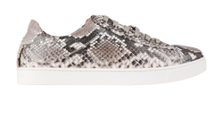 Gianvito Rossi Low Top Trainers, Snakeskin, Brown, UK4, 3*