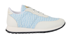 Giuseppe Zanotti Jimi Running Trainers, Leather, Blue, UK5, DB/B, 3*