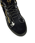 Giuseppe Zanotti Velvet Zipped High Top Trainers, other view