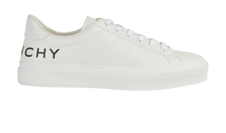 Givenchy City Low Top Trainers, Leather, White, UK9, B/DB, 4*