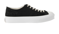 Givenchy City Low Trainers, Mens, Cotton, Black, UK9.5, DB/B, 2*