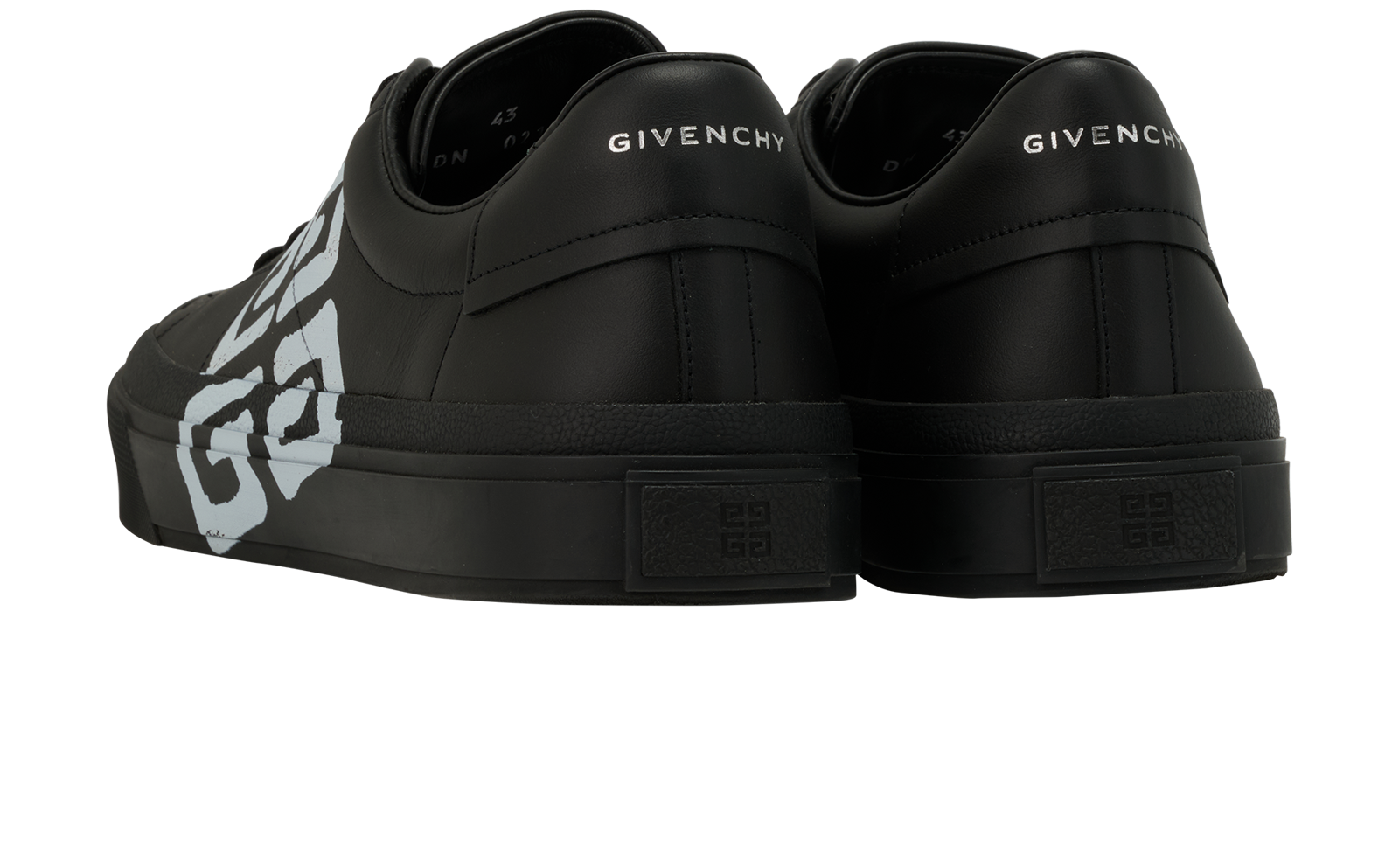 Givenchy City Sport Sneakers, &pound;180, Shoes, Black, Leather, Back view