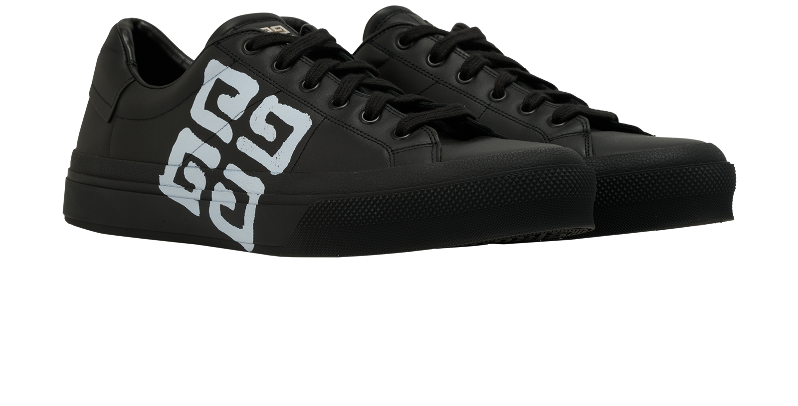 Givenchy City Sport Sneakers, &pound;180, Shoes, Black, Leather, Side view