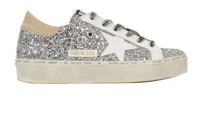 Golden Goose Glitter Superstar Trainers, front view