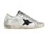 Golden Goose Super-Star Sneakers, &pound;195, Shoes, Silver, Leather, Front view