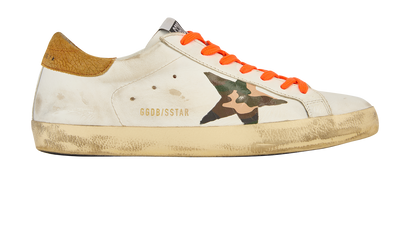 Golden Goose Super-Star Camo Sneakers, front view
