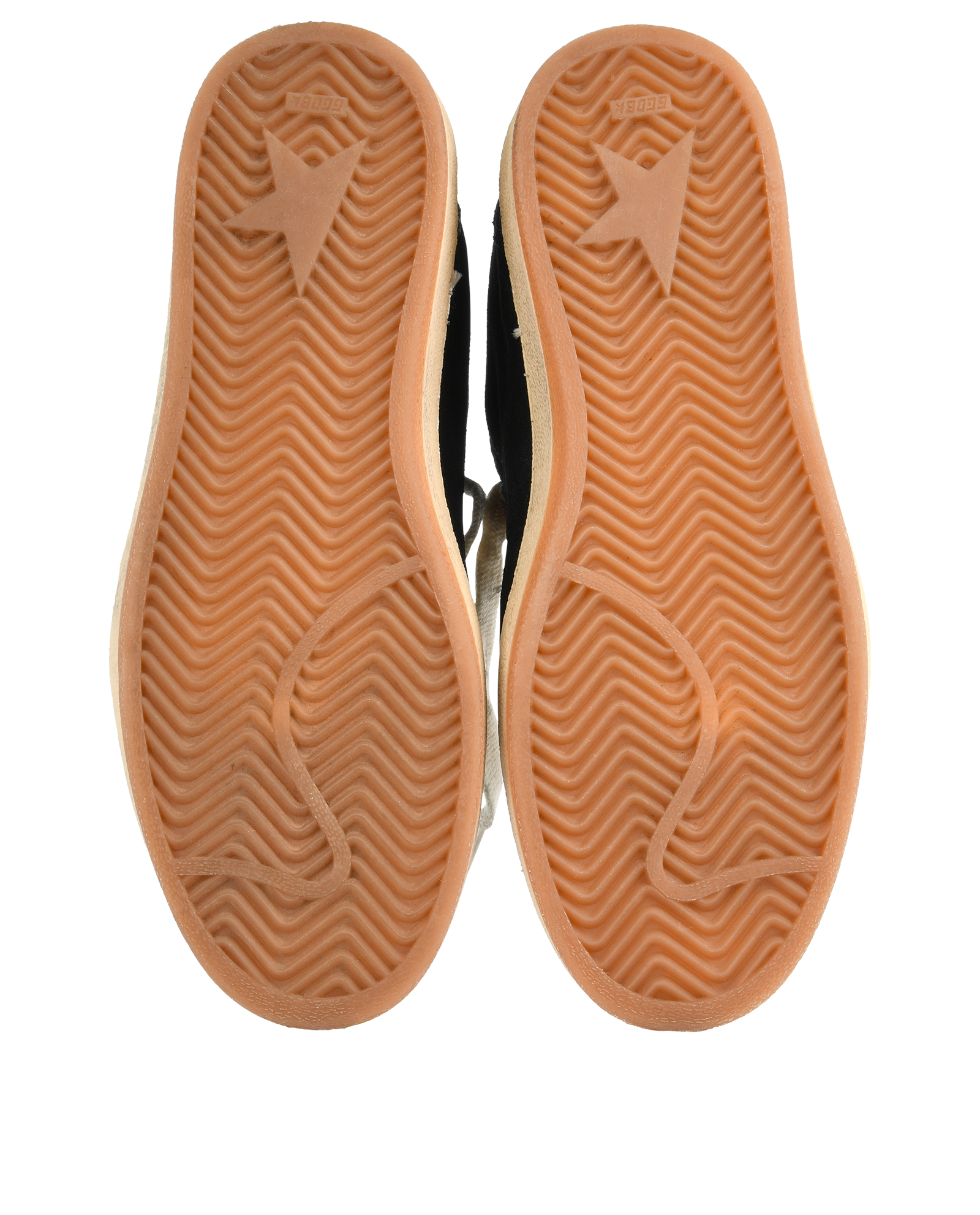 Golden Goose Ball Star Sneakers, &pound;150, Shoes, Black, Suede, Top view