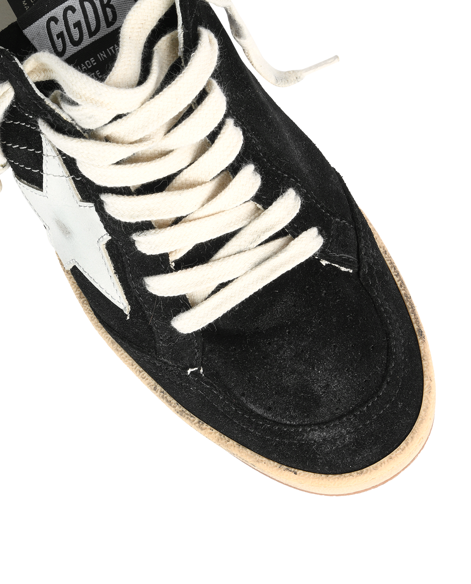 Golden Goose Ball Star Sneakers, &pound;150, Shoes, Black, Suede, Other view