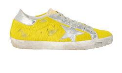 Golden Goose Super-Star Trainers, Calf Hair, Yellow, UK3, 2*