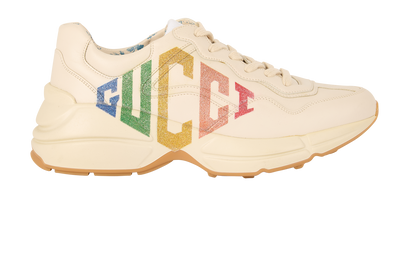 Gucci Rhyton Glitter Trainers, front view