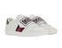 Gucci Loved Ace Trainers, &pound;250, Shoes, White, Leather, Side view