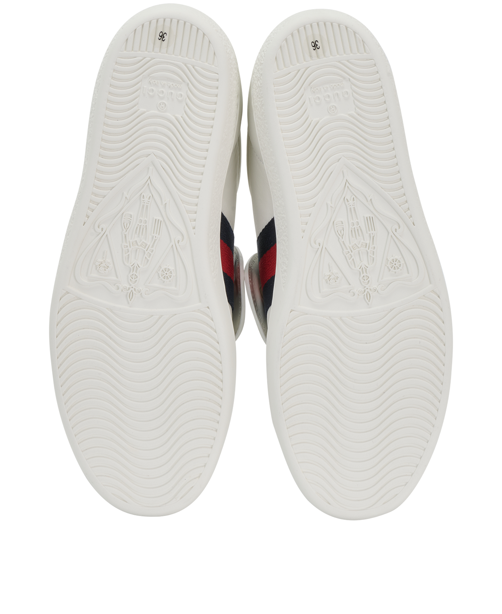 Gucci Loved Ace Trainers, &pound;250, Shoes, White, Leather, Top view