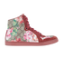 Gucci Floral High Top Trainers, front view