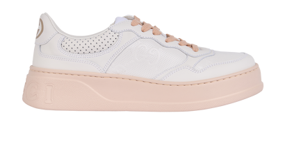 Gucci GG Embossed Trainers, front view