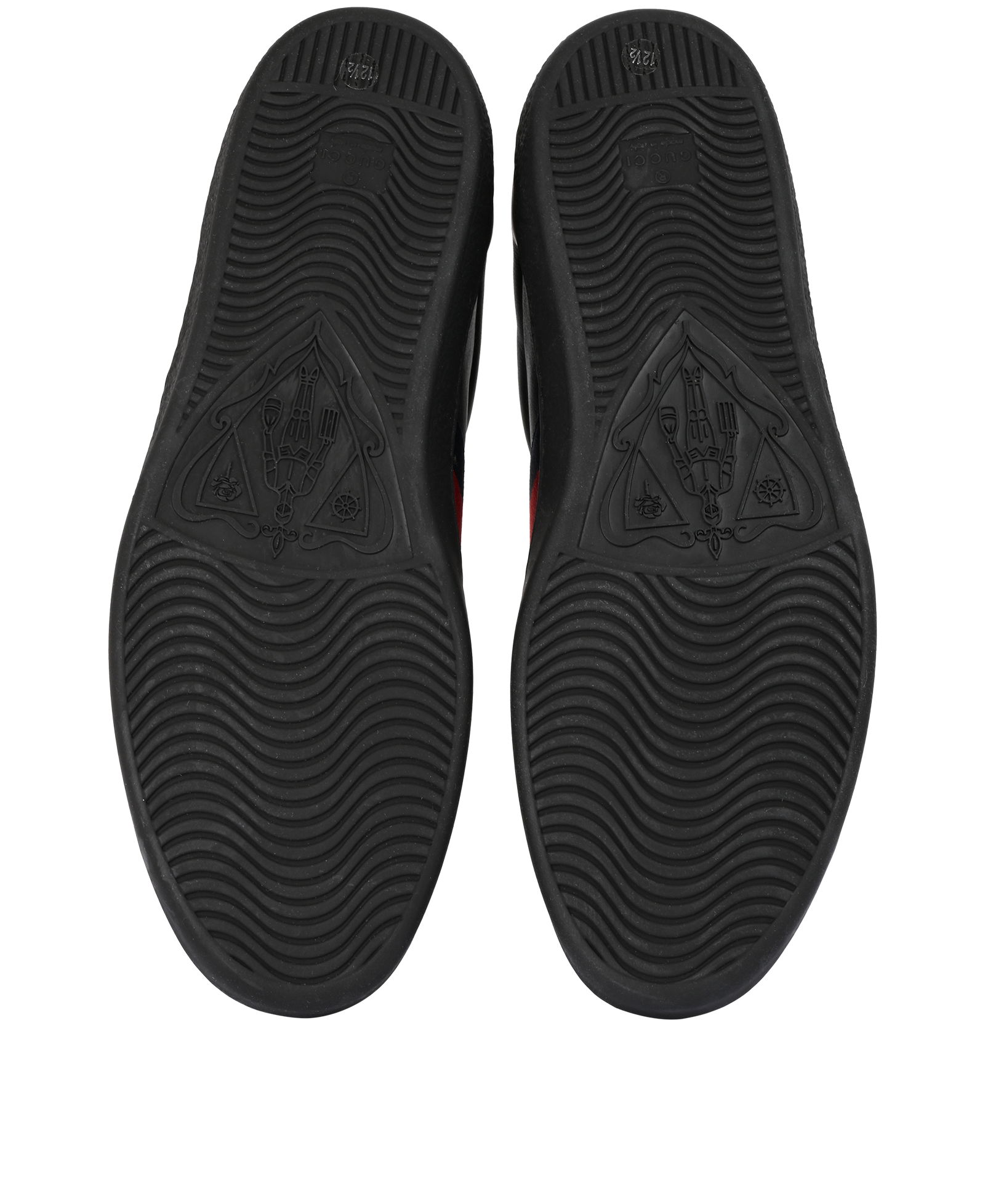 Gucci Ace Trainers, &pound;395, Shoes, Black, Leather, Top view