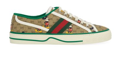 Gucci x Disney 1977 Mickey Mouse Tennis Trainers, front view