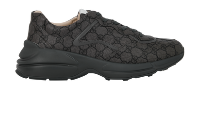 Gucci Rhyton Trainers, £395, Shoes, Grey, Canvas, Front view