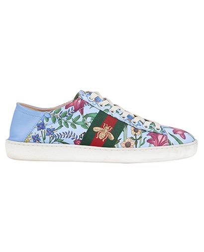 Gucci Floral Trainers, front view