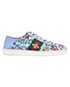 Gucci Floral Trainers, front view