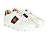 Gucci Crystal Embellished Bee Trainers, other view