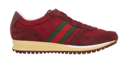 Gucci Re-Motion GG Sneakers, Mens,  Nylon, Red, UK9, DB/B, 4*