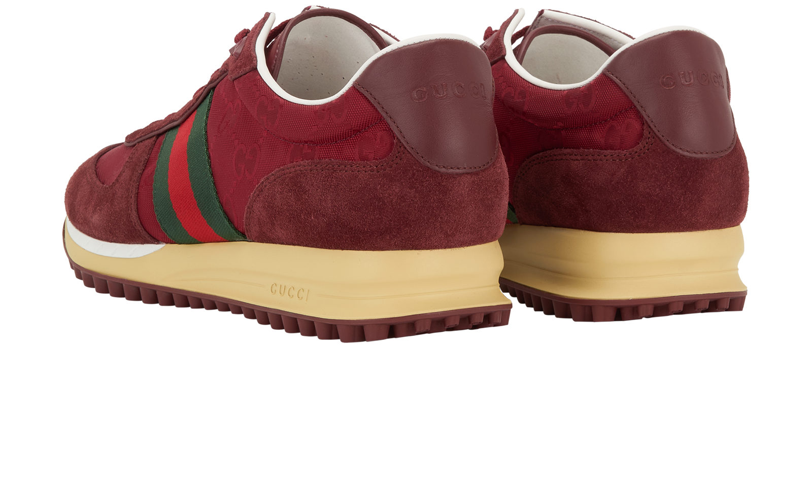 Gucci Re-Motion GG Sneakers, &pound;375, Shoes, Red, Nylon, Back view