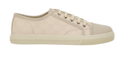 Gucci Low Top Miro Sneakers, Canvas, Cream, UK5.5, DB/B, 4*