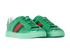 Gucci GG Ace Trainers, &pound;220, Shoes, Green, Canvas, Side view