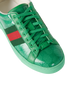 Gucci GG Ace Trainers, &pound;220, Shoes, Green, Canvas, Other view