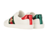 Gucci Ace Trainers, &pound;375, Shoes, White, Leather, Back view