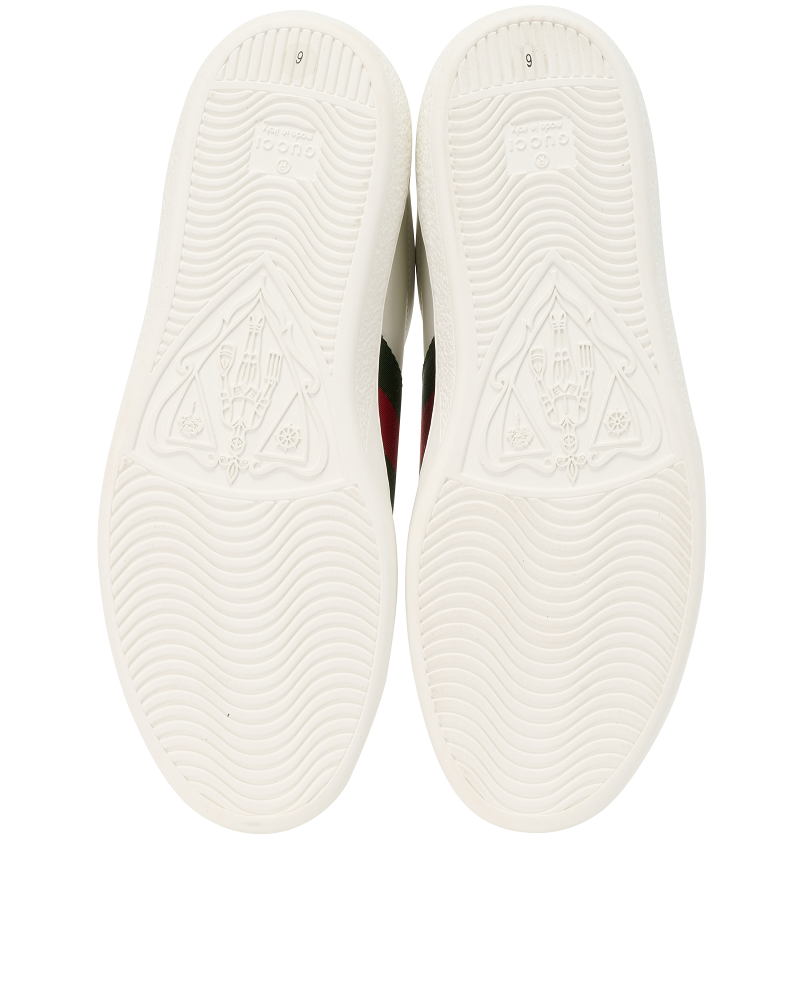 Gucci Ace Trainers, &pound;375, Shoes, White, Leather, Top view