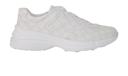 Gucci Rhyton Sneakers, &pound;375, Shoes, White, Canvas, Front view