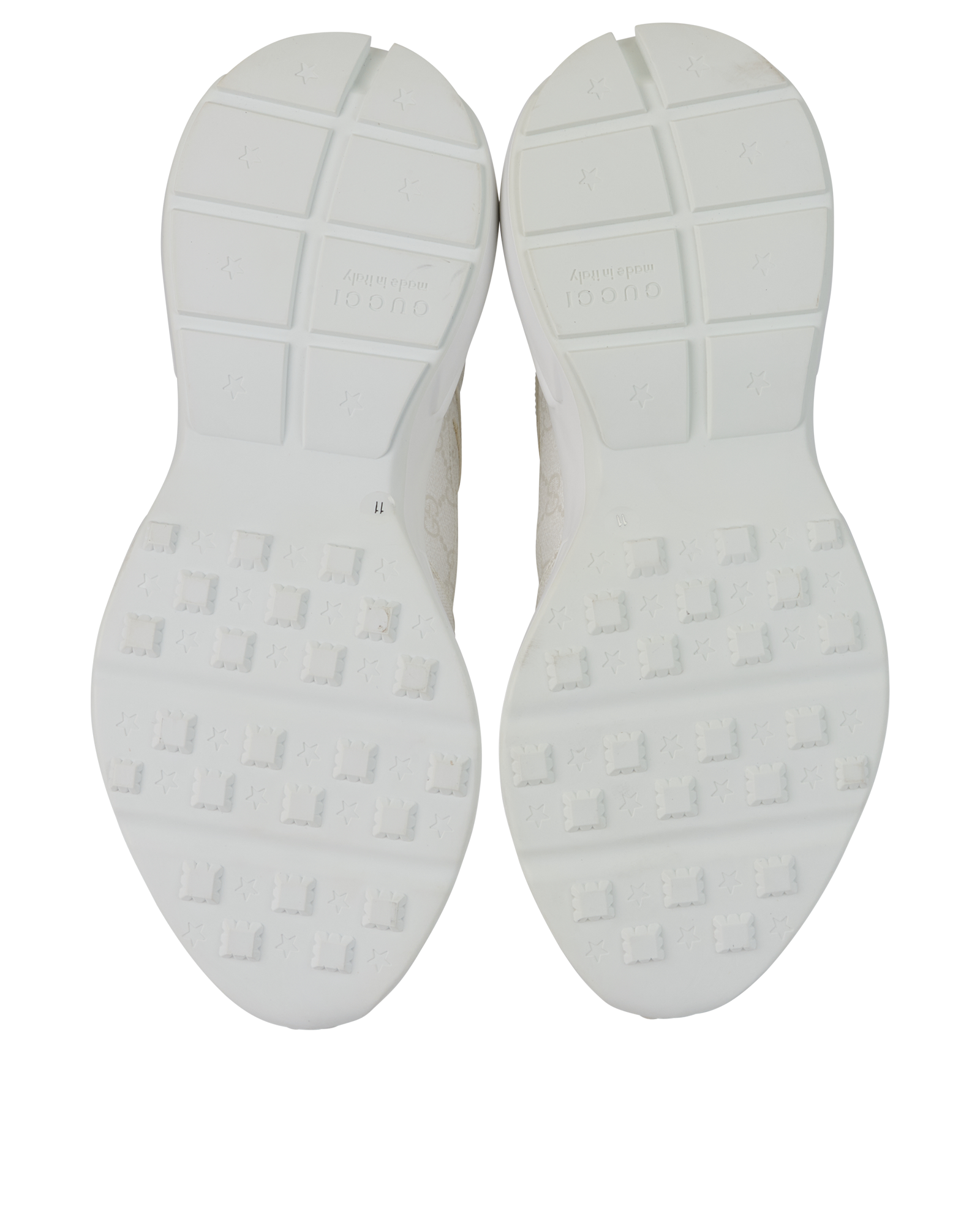 Gucci Rhyton Sneakers, &pound;375, Shoes, White, Canvas, Top view