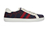 Gucci GG Ace Logo Print Sneakers, front view