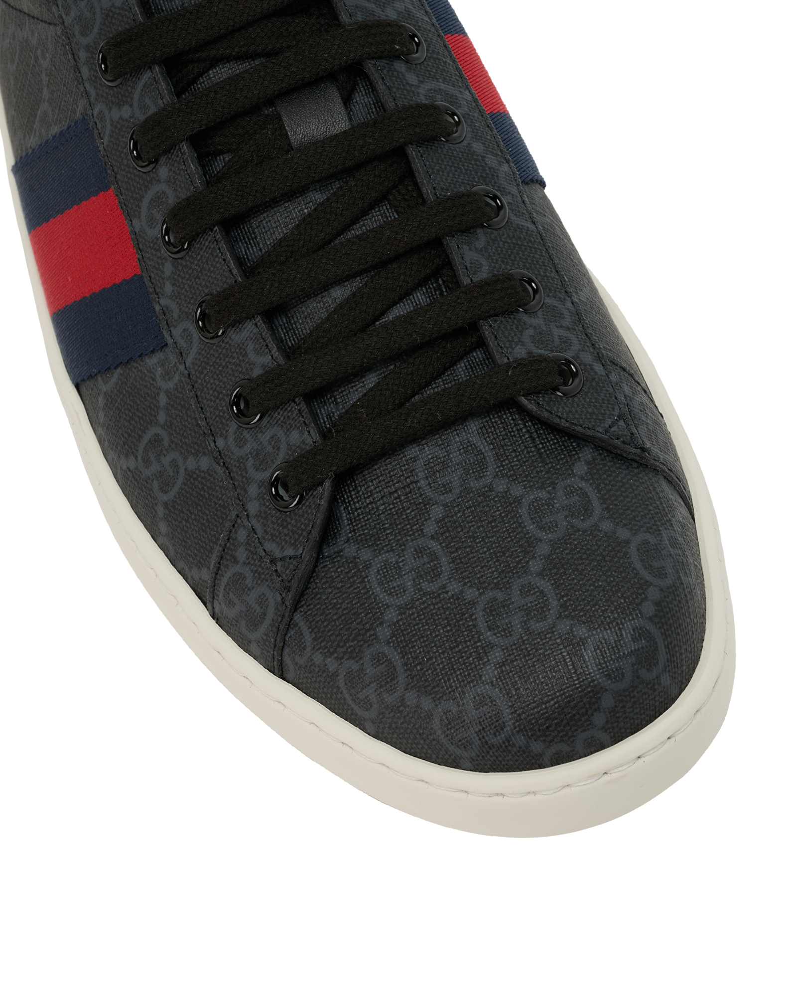 Gucci Ace Trainers, &pound;295, Shoes, Black, Canvas, Other view