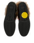 Gucci New Ace Low Fur Bee Trainers, &pound;320, Shoes, Black, Leather, Top view