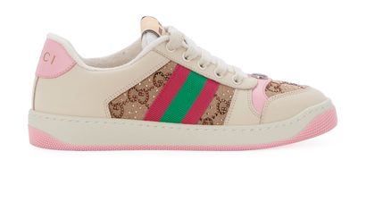 Gucci Screener Sneakers Crystal Embellished, front view