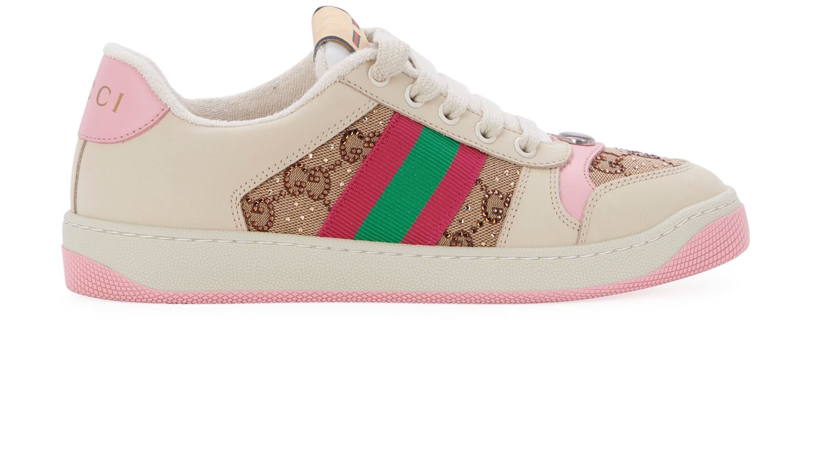 Gucci hot sale embellished trainers