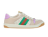 Gucci Screener GG Trainers, £375, Shoes, Beige/Purple, Canvas/Leather, Front view