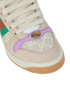 Gucci Screener GG Trainers, £375, Shoes, Beige/Purple, Canvas/Leather, Other view
