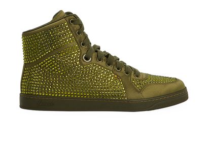 Gucci Diamante Hi Top Trainers, front view