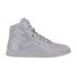 Gucci High Top Trainers, &pound;295, Shoes, Grey/Silver, Satin, Front view