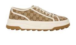 Gucci Tennis 1977 Trainers, Mens, Canvas, Beige, UK11.5, DB/B, 2*