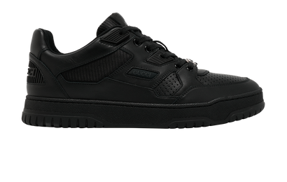 Gucci Miro Soft Trainers, &pound;350, Shoes, Black, Fabric/Leather, Front view