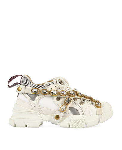 Gucci Flashtrek Crystal Sneakers, front view