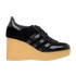 Gucci x Adidas Gazelle Wedges, front view