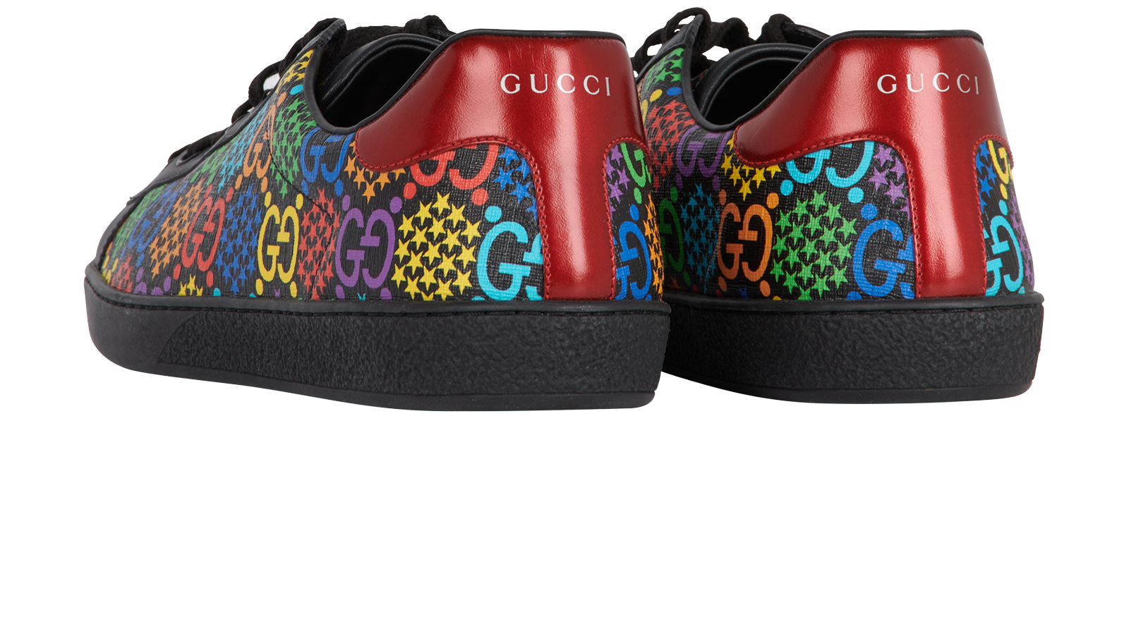 Gucci Psychedelic GG Ace Trainers, &pound;395, Back view