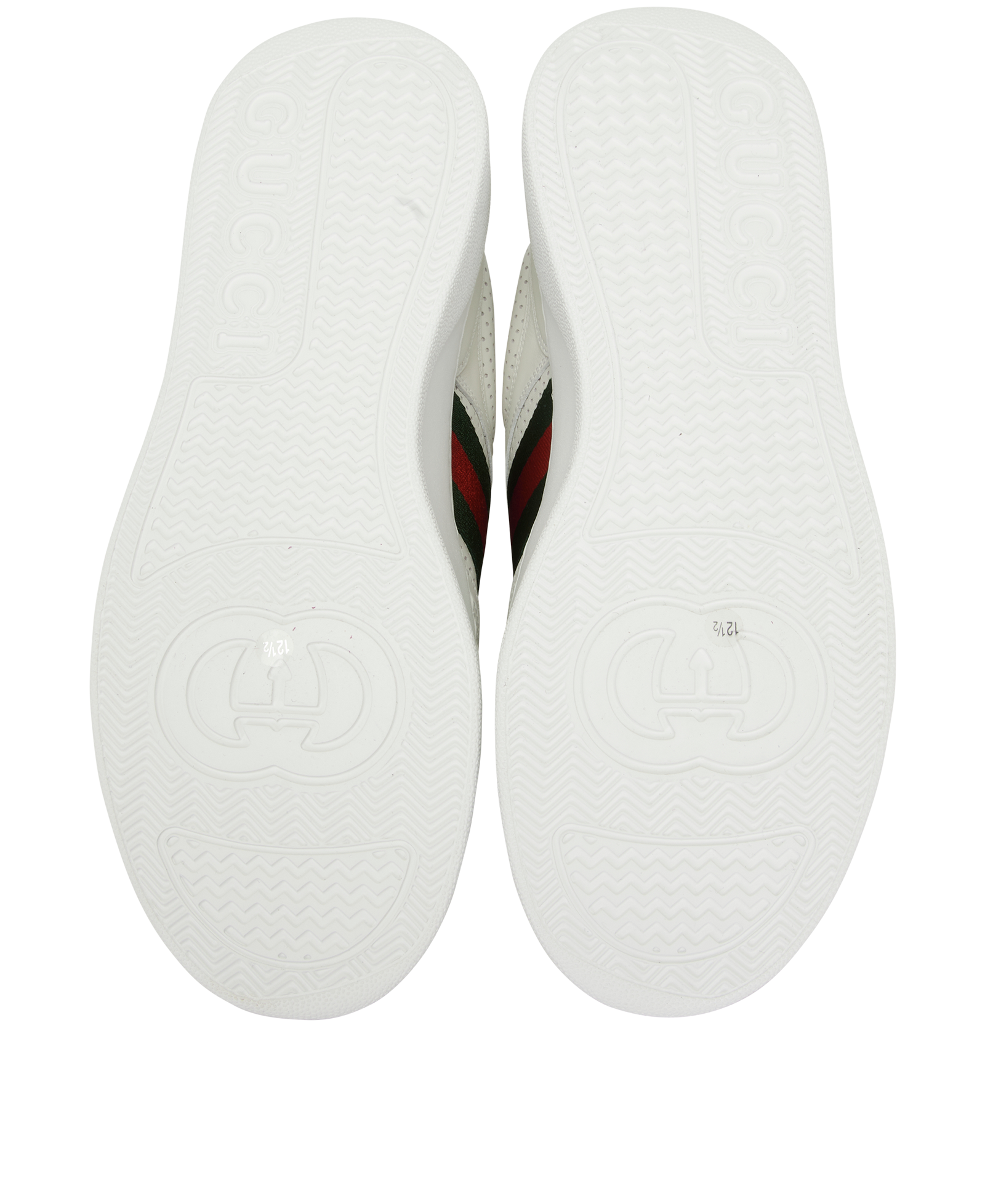 Gucci Chunky B Trainers, &pound;280, Shoes, White, Leather, Top view
